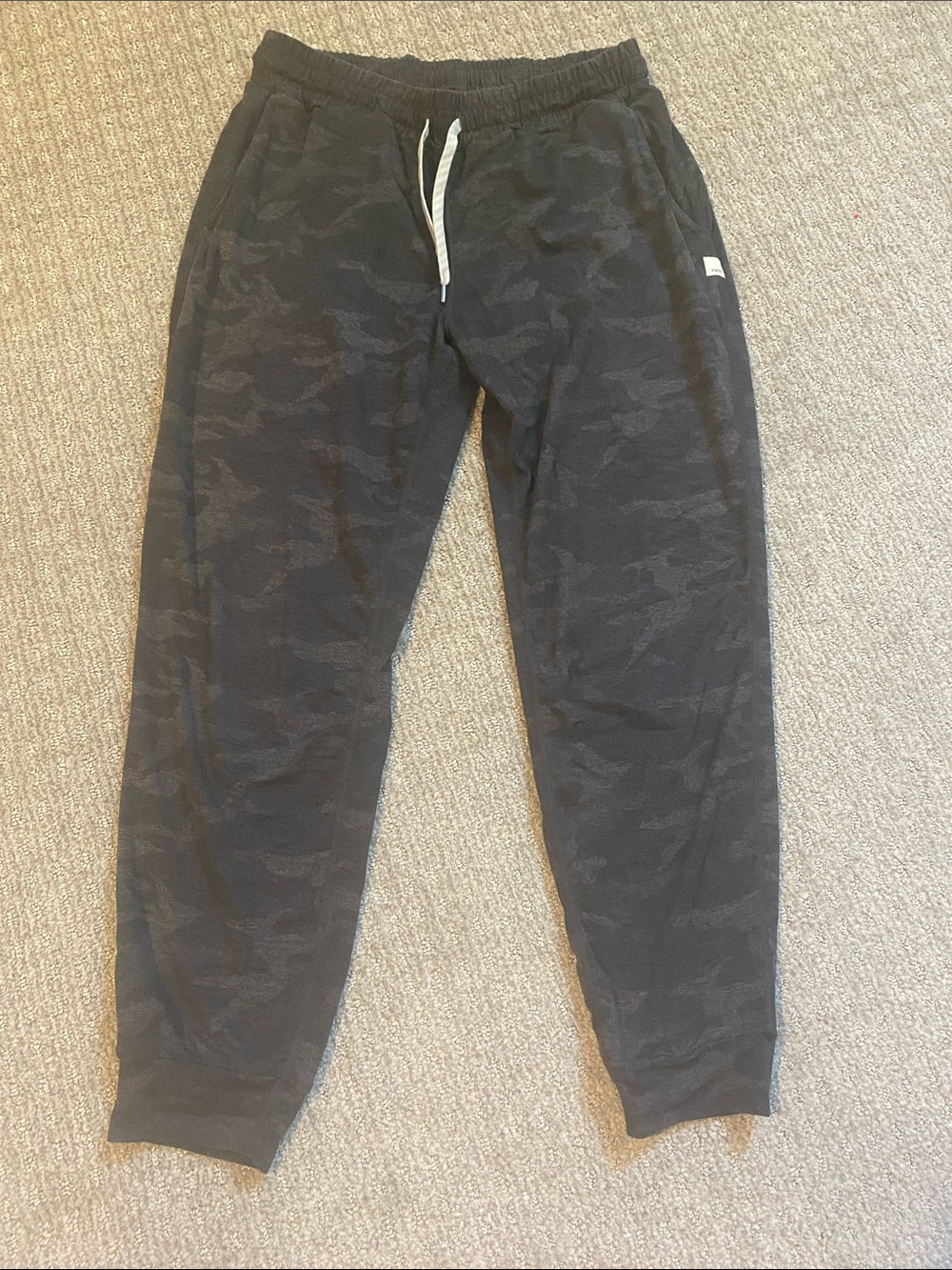 Vuori Dark Grey Camo Jogger Pants